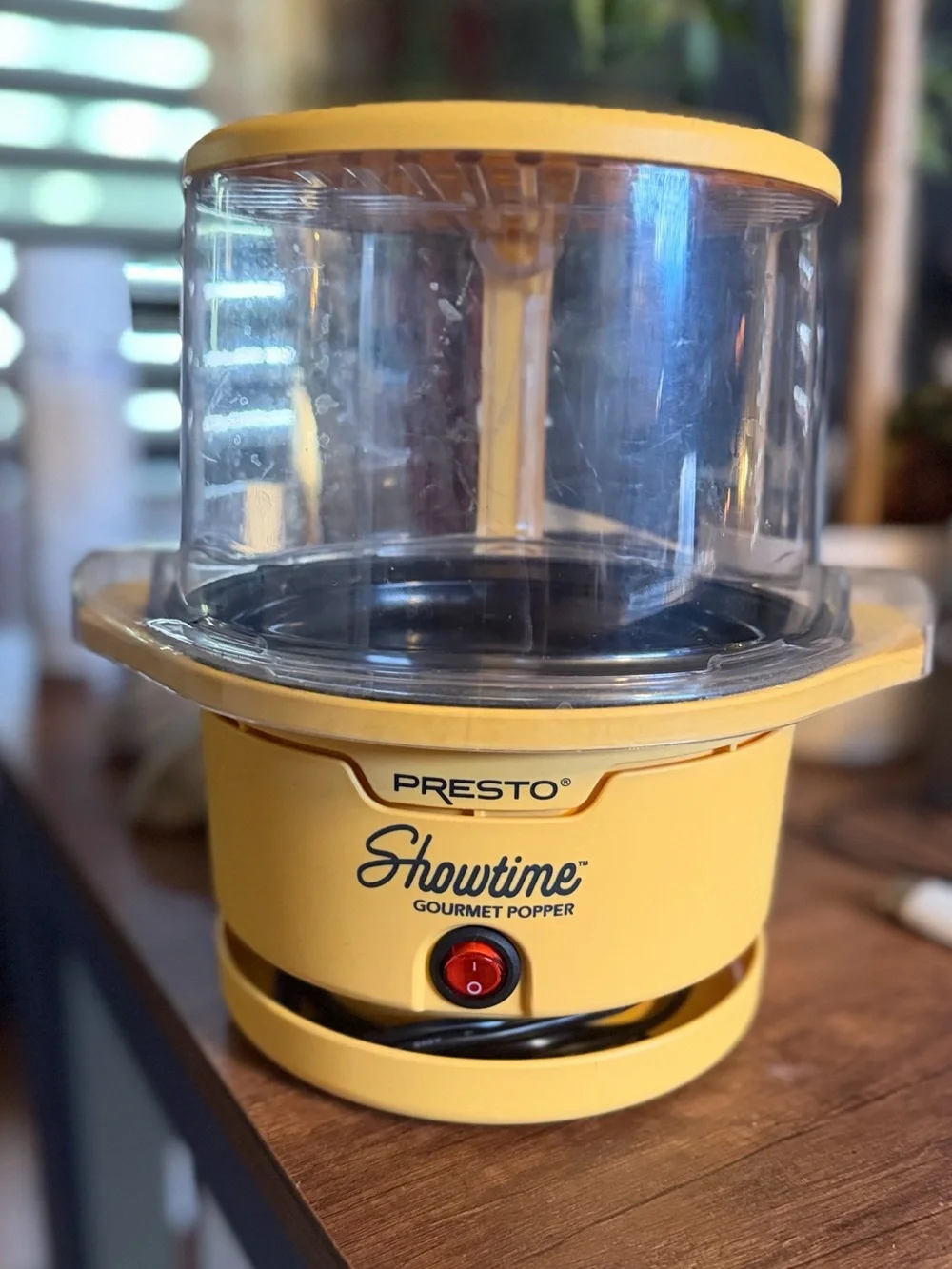 Presto Showtime Gourmet Popper - Yellow Hot-Air Popcorn Maker